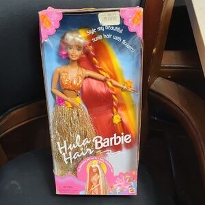 Hula Barbie Hair Doll with Red and Gold Hair